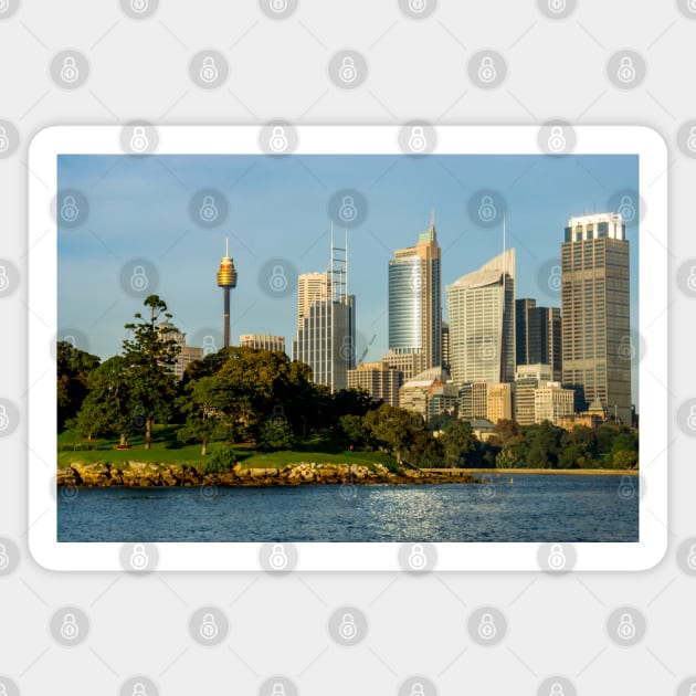 City Skyline of Sydney, NSW, Australia Magnet by Upbeat Traveler